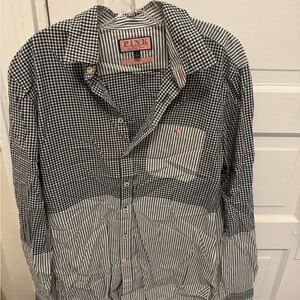 Thomas Pink Black and White Dress Shirt